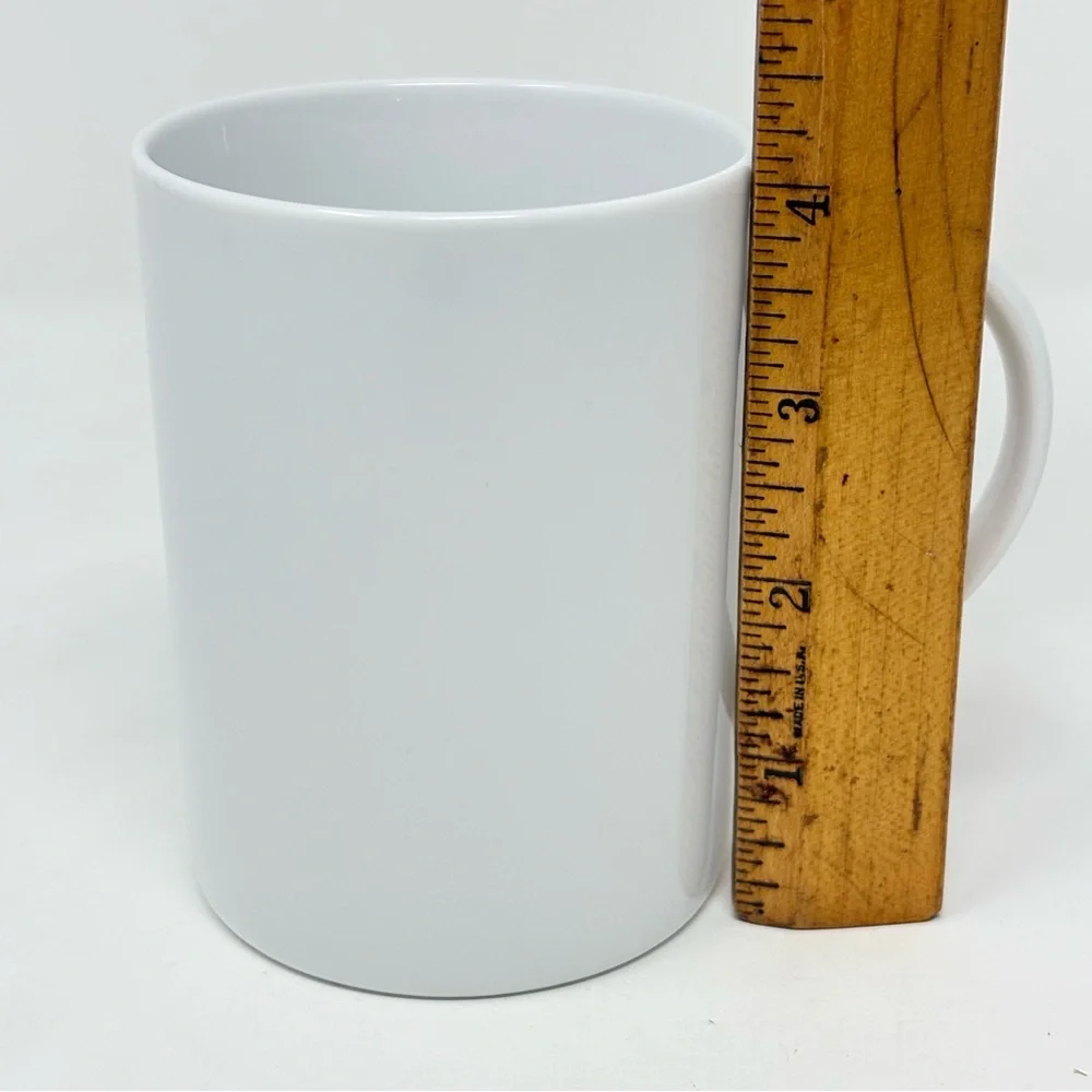 Crate & Barrel White Coffee Mug 12oz Set of 4